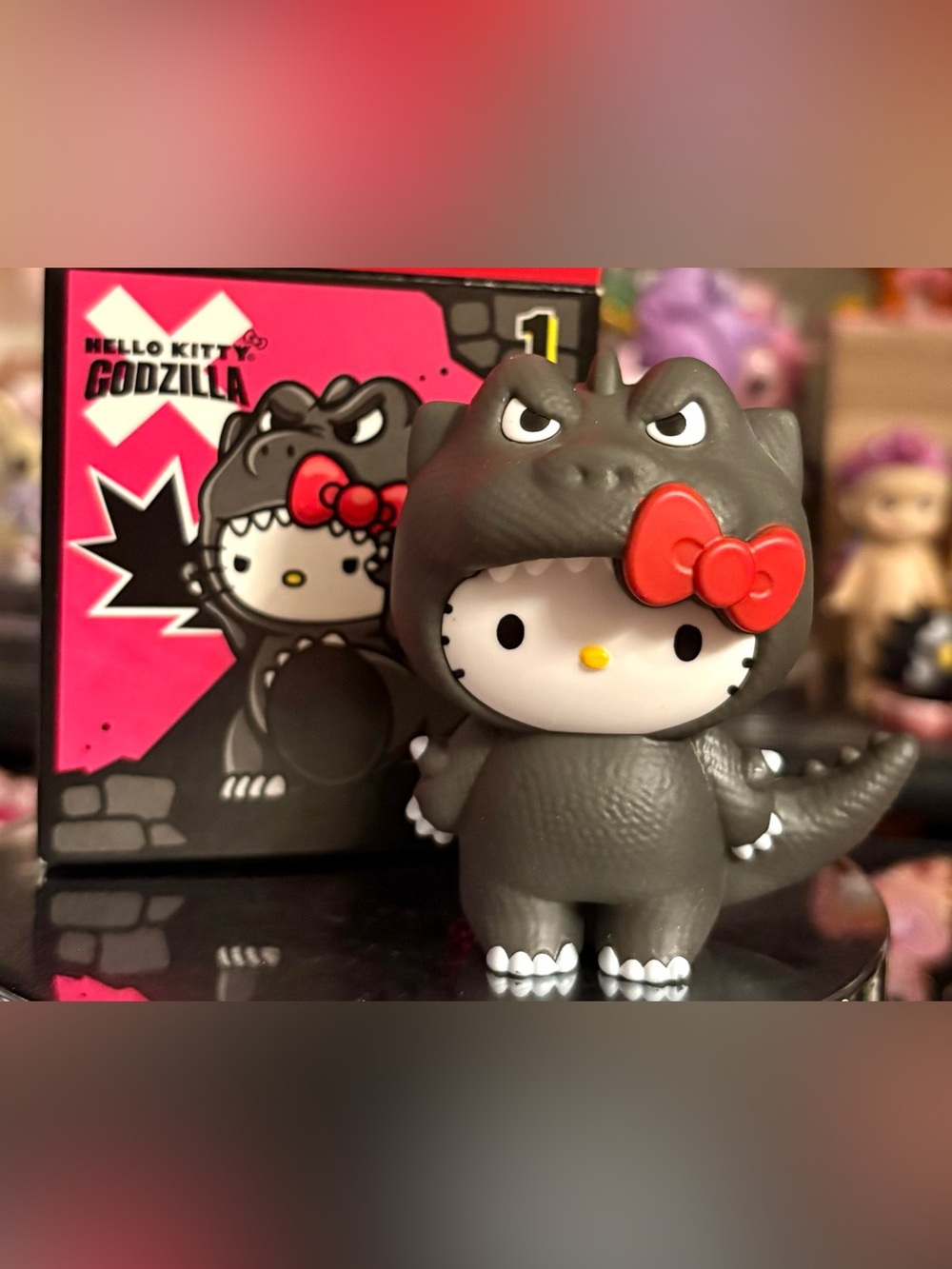Godzilla x Sanrio x McDonalds Happy Meal Toy Hello Kitty Collectible Art Figure